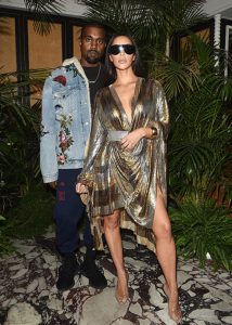 PARIS, FRANCE - SEPTEMBER 29: Kanye West and Kim Kardashian attend the Balmain aftershow party as part of the Paris Fashion Week Womenswear Spring/Summer 2017 on September 29, 2016 in Paris, France.  (Photo by Jacopo Raule/Getty Images)