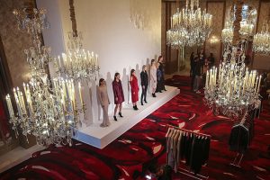 PARIS, FRANCE - OCTOBER 02: Atmosphere at the Siran Presentation At Hotel Plaza Athenee as part of the Paris Fashion Week Womenswear on October 2, 2016 in Paris, France. (Photo by Pierre Suu/Getty Images for Siran)