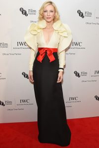LONDON, ENGLAND - OCTOBER 04:  Cate Blanchett attends the IWC Schaffhausen Dinner in Honour of the BFI at Rosewood London on October 4, 2016 in London, England.  (Photo by David M. Benett/Dave Benett/Getty Images for IWC Schaffhausen )
