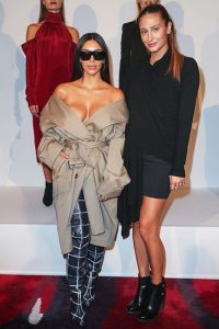 PARIS, FRANCE - OCTOBER 02: Kim Kardashian and Siran Manoukian attend the Siran Presentation At Hotel Plaza Athenee as part of the Paris Fashion Week Womenswear on October 2, 2016 in Paris, France. (Photo by Pierre Suu/Getty Images for Siran)