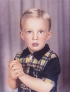 Donald Trump at age four. CREDIT: TBD, From Trump's Facebook with permission from Hope Hicks
