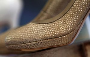 Shoes made for U.S. Republican presidential candidate Donald Trump's wife Melania are seen in shoe factory Bema in Banja Luka, Bosnia and Herzegovina, August 29, 2016. REUTERS/Dado Ruvic