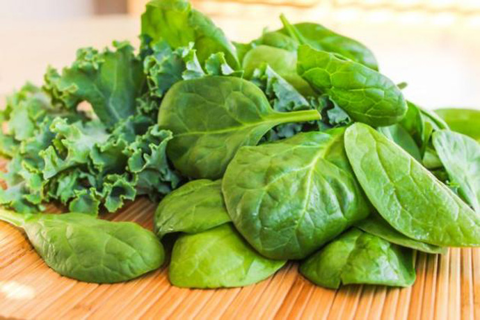 spinach-and-kale-leafy-veg